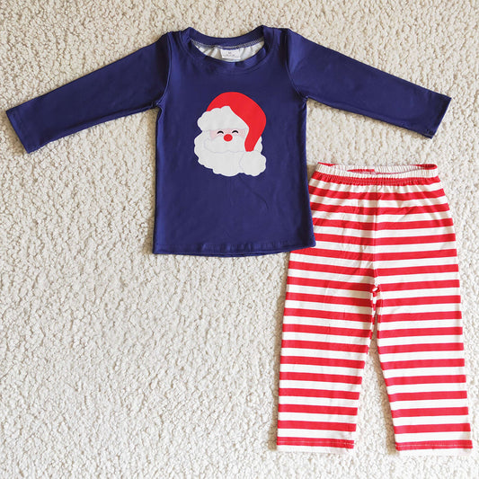Christmas Baby Girl Clothes Santa Claus Boutique Kids Outfits GLP0249