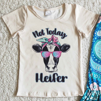 RTS Baby Girl Clothes Short Sleeve Kid Clothes Girls Bell Pants Sets Boutique Girls Clothing E4-19