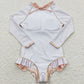 Baby Girls Swimsuit Rainbow Swimwear S0086