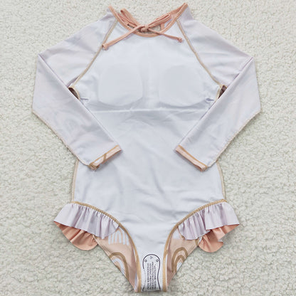 Baby Girls Swimsuit Rainbow Swimwear S0086