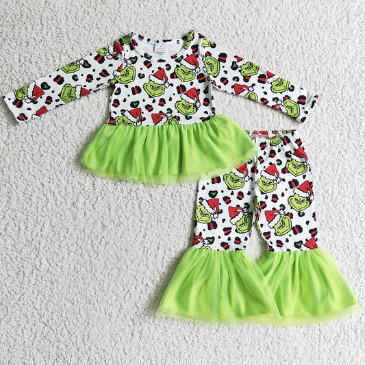 New Design Baby Girl Clothes Boutique Christmas Kids Girls Outfits GLP0301