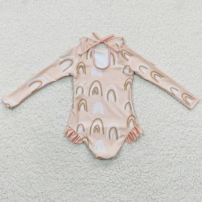 Baby Girls Swimsuit Rainbow Swimwear S0086