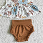 Hot Sale Baby Girl Clothes Bummie Sets Flower Print Cute Girls Summer Clothes Outfits GBO0032