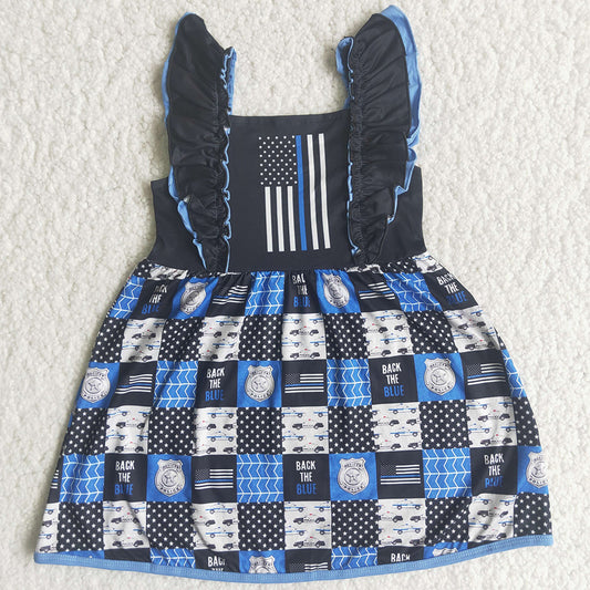 Boutique Baby Girl Dress Cute Fashion Girl Dresses Short Sleeve A5-12